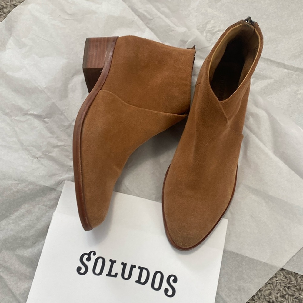 Soludos “The Venetian” Suede Bootie